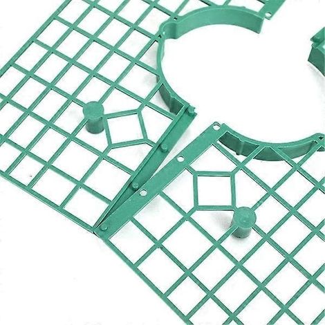 Lot de 10 supports pour fraisiers, étagères de plantation et de culture, vert (1/4)
