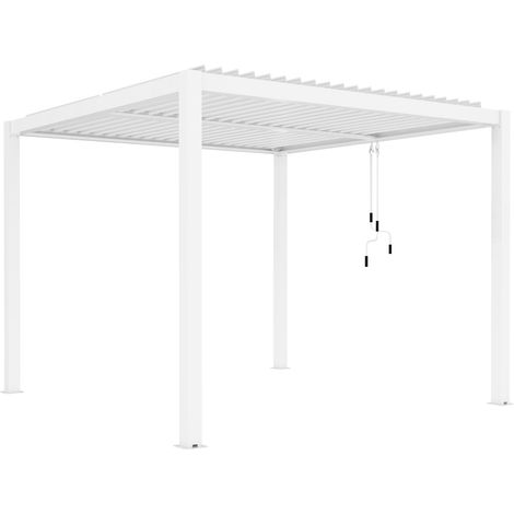 NIMBUS - pergola bioclimatica in alluminio 3 x 3 m (1/3)