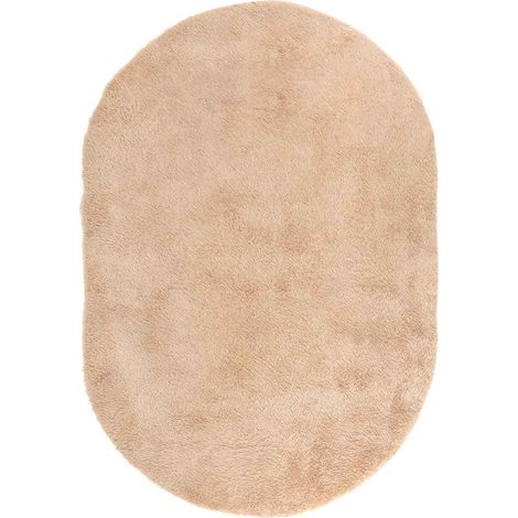 Tapis de sol,Tapis Shaggy à poils longs NAVARRA beige 300x200 cm polyester CFW145687 (1/5)