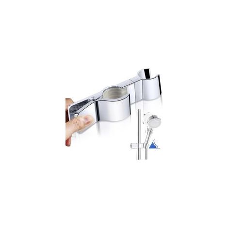 Verstellbare Duschhalterung, Handbrausehalterung, Badezimmerzubehör, 45° schwenkbare Duschkopfhalterung, Duschstange, bohrfreie Duschkopfhalterung, Duschhalter (1/5)