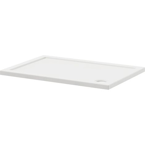 Pearlstone Slip Resistant 1100mm x 760mm x 40mm Rectangular Shower Tray (1/4)