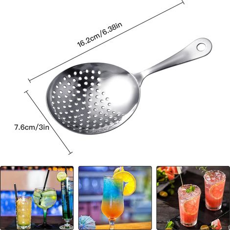 Passoire de cuisine lot de 4 acier inoxydable bar usage quotidien (1/4)