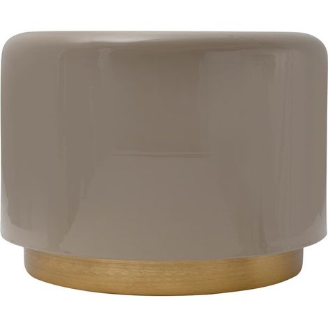 Tavolino Art Deco 250 in metallo grigio (1/3)