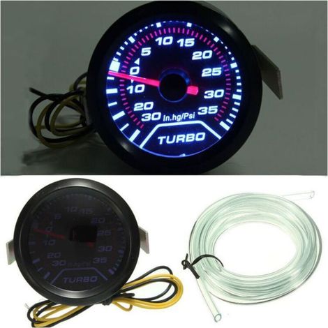 Manomètre de pression d'huile 0-7KG – Jauge de température 40-120℃ – Affichage LED 52mm – Kit de jauges triple pour voiture (1/5)