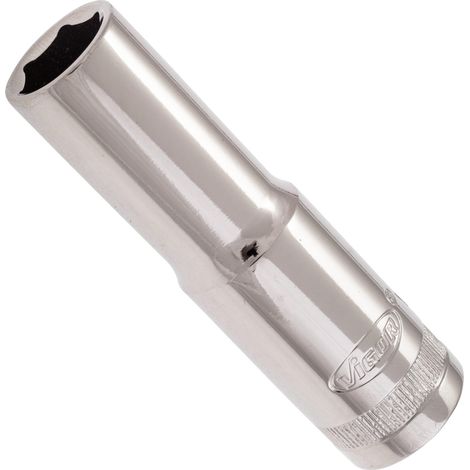 VIGOR Douille longue à carré creux 12,5 mm (1/2") profil hexagonal extérieur 13 V2584N, L 77 mm
