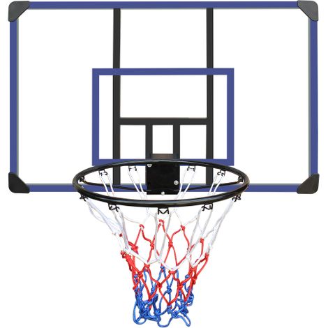 Panier de basket mural, panneau et anneau, 112 cm x 72 cm, panneau incassable, intérieur/extérieur (1/5)
