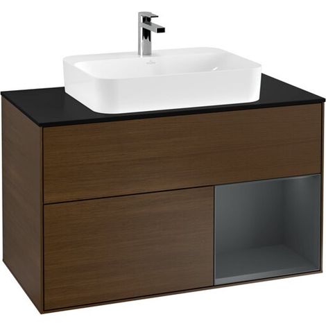 Villeroy & Boch G372HGGN Meuble sous-vasque Finion G37 (1/2)