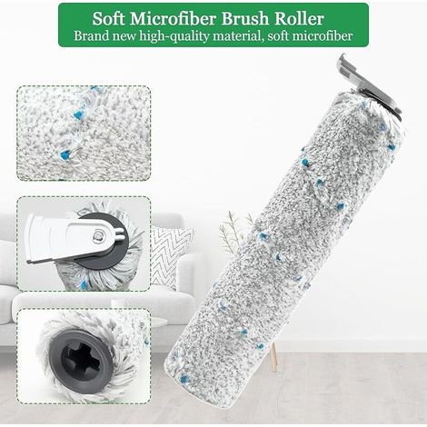 Vordere Bürstenwalze + Filter für Bissell CrossWave X7 Plus Cordless Pet, X7 Pro Pet 2955N, 3479N Nass- und Trockensauger, Ersatzteile, Zubehör: 2 Bürstenwalzen + 2 Filter (1/5)
