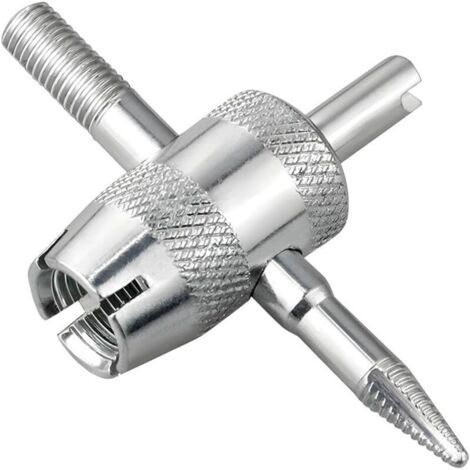Tire valve repair tool, tire valve remover, valve core remover, 4-in-1 tire valve stem removal tool, multi-functional tool for car tire valve repair (1/4)