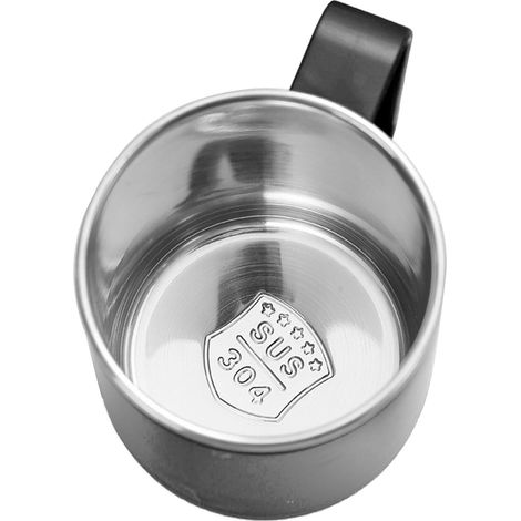 Praktischer, auslaufsicherer 460-ml-Kaffeebecher, schwarz. (1/5)
