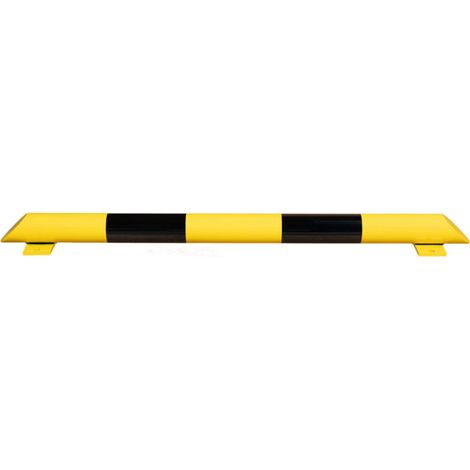 Poutre de protection pour vérin Moravia noir/jaune tube rond 76 x 3,0 mm longueur 1200 mm (1/5)