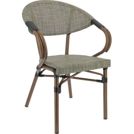 Fauteuil PARIS en textilène style bistrot pour extérieur
