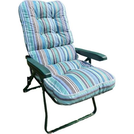 Sandbanks Deluxe Relaxer - L58 x W58 x H99 cm - Blue