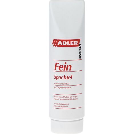 Adler Feinspachtel (Spachtelmasse) für den Innen- und Außenbereich weiß 400g
