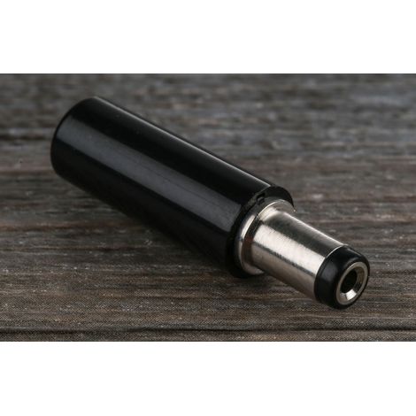 Fiche d'alimentation CC, 5.0A, Ø 2.1mm, Montage sur câble, 12,0 V, 23.6mm ( Prix pour 1 )