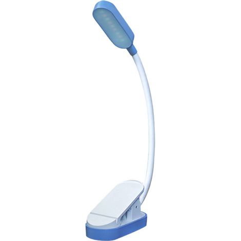 Lampe De Bureau - Lampe De Lecture Avec Pince - Bras Flexible En Métal - Éclairage Réglable USB - Pour Livres Tablettes Et E-Lecteurs - 1 Pièce (1/5)