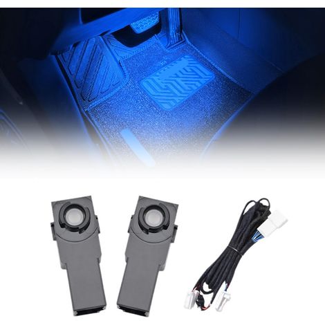 Adatto per Toyota RAV4 2019-2025 Accessori per auto – Illuminazione ambientale a LED sotto il cruscotto e nel vano piedi – Illuminazione d'atmosfera per interni – 1 set (luce blu) (1/3)