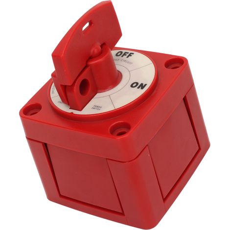 Sélecteur de batterie marine 300 A CC 48 V, interrupteur marche/arrêt à 2 goujons pour batterie de camping-car ou automobile (1/5)