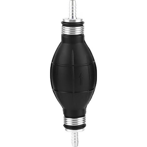 6mm Rubber and Aluminum Fuel Pump Line Petrol Bulb for Car Boat Outboard Marine (1/4)