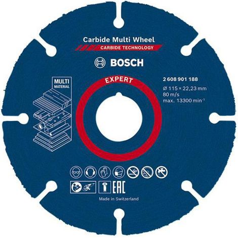 Bosch Carbide Cutting Disc 115mm for Angle Grinders