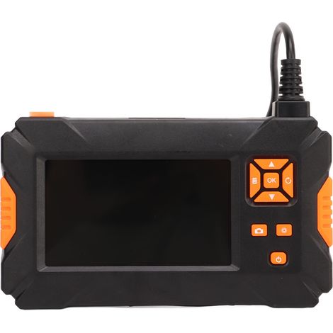 Endoscope d'inspection LCD 4,3 pouces, câble flexible 5m, caméra rotative 360° pour diagnostic et entretien technique (1/5)