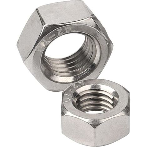 Écrou hexagonal en acier inoxydable 304 M2,5-M24 (M223pcs) (1/5)
