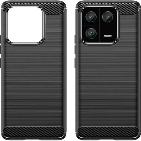 Funda para Xiaomi 13 Pro, Karbon, negra (1/5)