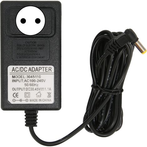 Chargeur Aspirateur Anti-Interférence Protection Court-Circuit Adaptateur 30,45V/1,1A 100-240V Prise UE (1/5)