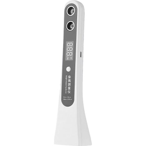 Instrument de mesure de la taille, toise électronique, mini toise ultrasonique de précision pour enfants, blanche (1/5)