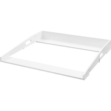 WOLTU Cambiador para cambiador de bebé 80x75x10cm Blanco, MDF