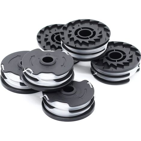 Confezione da 6 bobine di filo di ricambio per tagliabordi LIDL Parkside PRTA 20-Li A1, B2, C3, PRT 550 A1, A3, PRT 300 A1