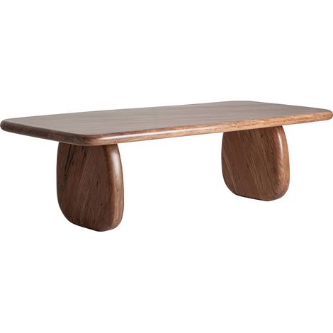 Table à manger en acacia contemporain - marron (1/5)