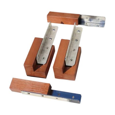 DECOCLIM - Kit de rallonge de 10 cm pour cache en bois - DECOCLIM-B-RALLONGE (1/2)