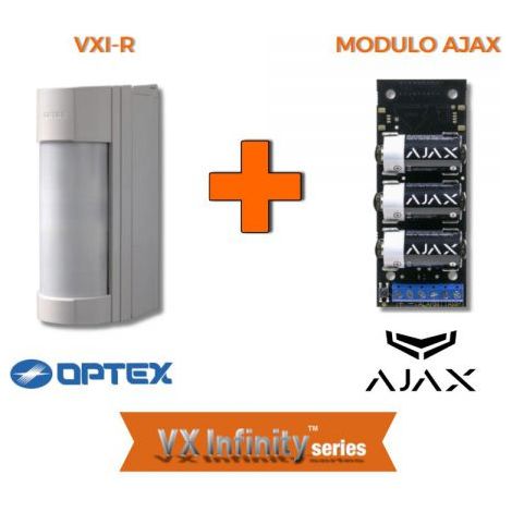 Ajax Optex VXI-R infinity radio sensore infrarosso esterno + Modulo 38184 - 10306