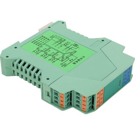Transmetteur de courant 420mA, isolateur de signal CC, commande PLC analogique, isolation de courant, une entrée et trois sorties. (1/5)