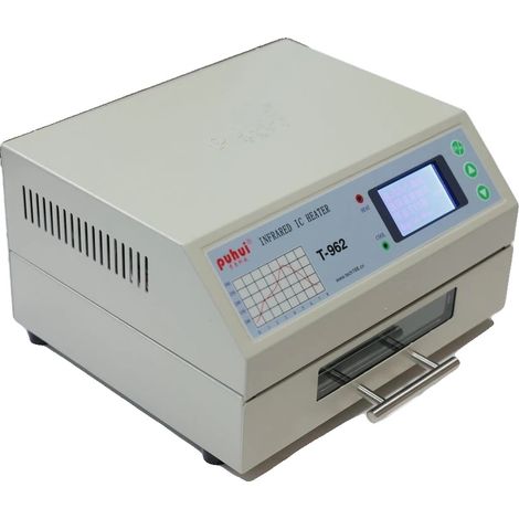 Forno a rifusione, design compatto da tavolo, prestazioni di saldatura efficienti, T-962, 220V (1/2)