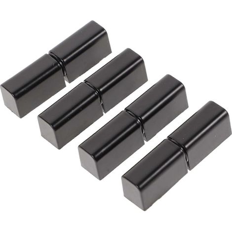 SHINEOFI Lot de 4 charnières renforcées pour portes de placard, style industriel lisse (1/5)