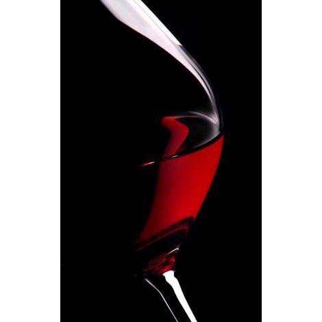 Tableau cuisine verre de bordeaux - 50x80 cm (1/5)