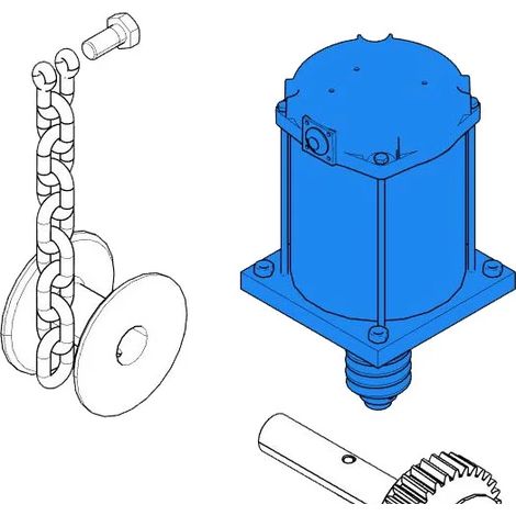 came pièce détachée groupe moteur cat-x24 119rix011 (1/3)