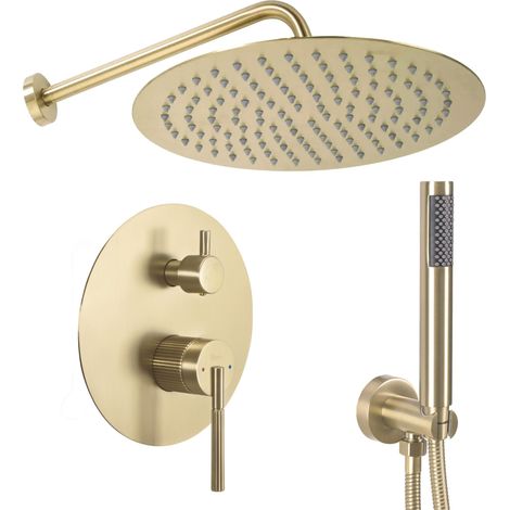 CONCEALED SHOWER SET REA JS-622711BG ARGON BRUSH GOLD + BOX