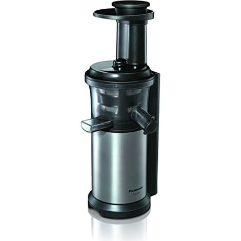 Panasonic MJ-L500 Slow Juicer Sistema di Estrazione, Senza Lame, Acciaio (1/3)
