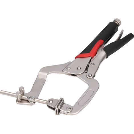 Hochleistungs-C-Schraubstock für Holzbearbeitung, Schnellspannklemme, Schweißklemme, Multifunktionswerkzeug, 15 cm breite Backe aus legiertem Stahl, Schnellspannauslöser (1/5)