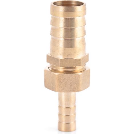 Raccord en laiton pour tuyau, réducteur de queue de barbe, connecteur de réduction (10 mm-16 mm)