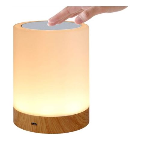 Lampe de chevet LED veilleuse chambre lumière d'ambiance tactile veilleuse, 13 couleurs RVB, lampe de bureau télécommandée pour chambre salon camping (1/5)