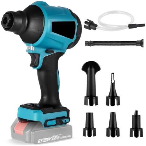 Works with 18V battery, cordless dust collectors, 50,000 RPM brushless motors and high capacity compressed air dust collectors (batteries not included). (1/4)
