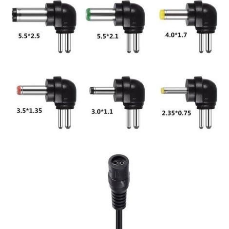 Adaptateur Ac-Dc - 30 W - Sortie Réglable 3 V À 12 V - 6 Embouts Inclus - Pour Électronique Domestique (1/4)
