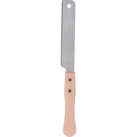 Scie Simple Face, Lame en Acier SK5, Manche en Bois, Outil De Scie à Tirer Manuel à 17 Dents pour la Coupe du Bois (1/5)