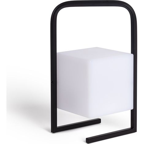 Lámpara de Mesa LED Portátil para Exterior con Batería USB Recargable Tiber Negro