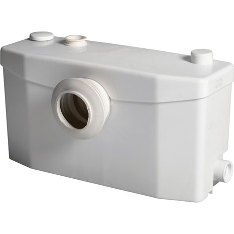 SFA – Broyeur sanitaire SANIPLUS – Évacuation jusqu'à 5m verticalement – Compatible toilettes, lavabo, douche et bidet – Pieds anti-vibration (1/5)