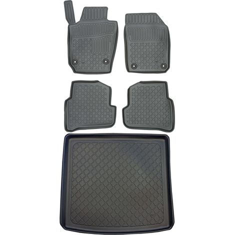 Skoda Fabia III Kombi desde enero de 2015. Juego de alfombrillas para coche y maletero. (1/5)